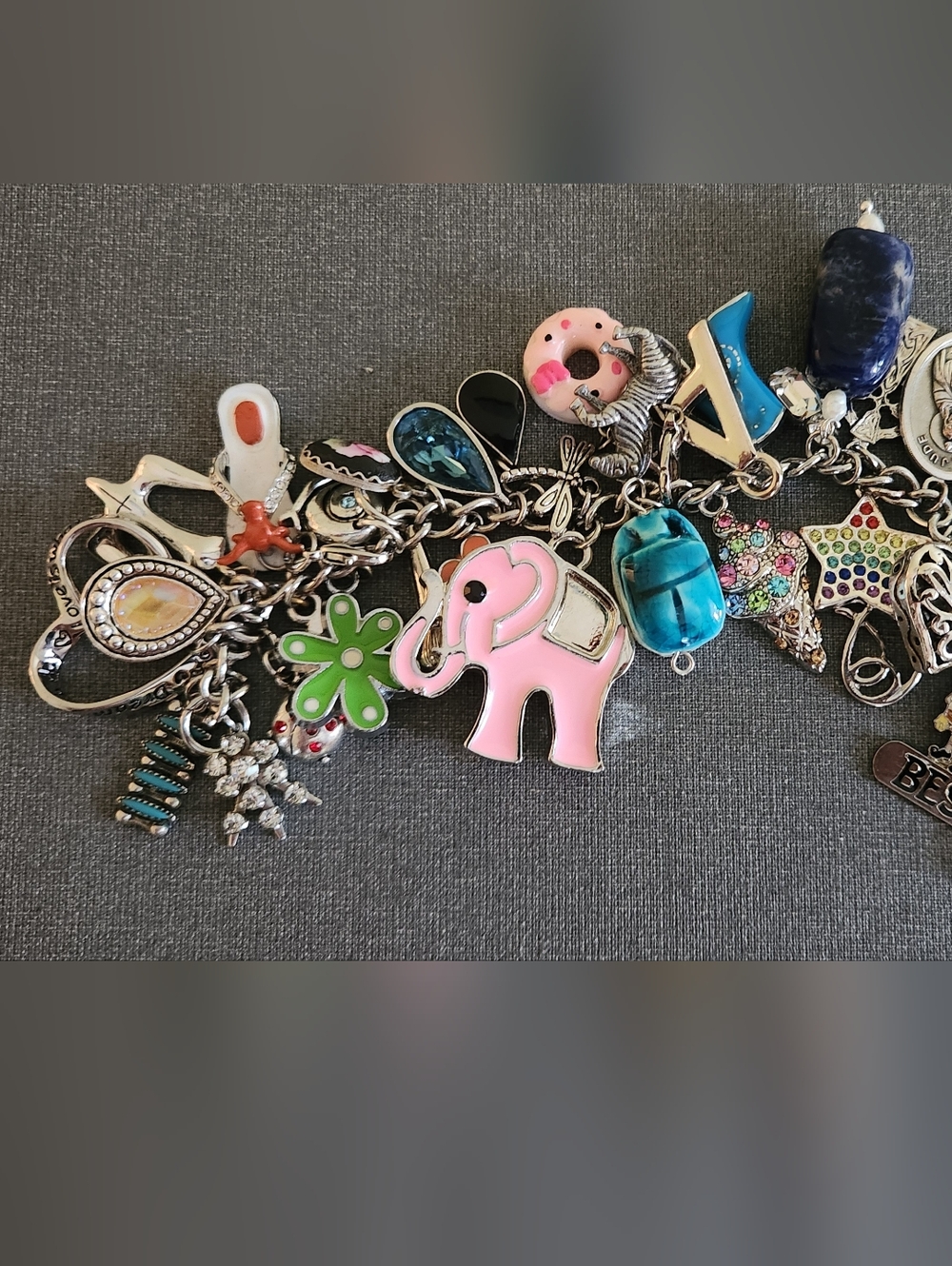 Upcycled Second Chance Charm Bracelet